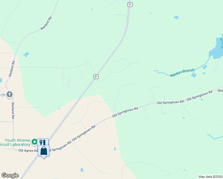 map of restaurants, bars, coffee shops, grocery stores, and more near 4078 Farm to Market 51 in Weatherford