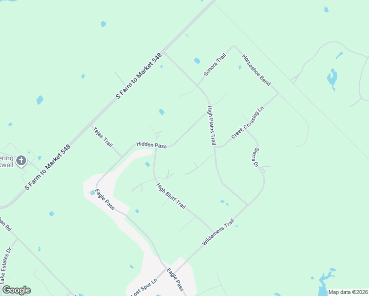 map of restaurants, bars, coffee shops, grocery stores, and more near 369 Hidden Pass in Royse City