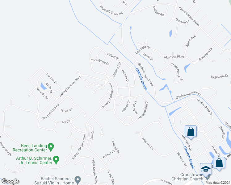 map of restaurants, bars, coffee shops, grocery stores, and more near 429 Cabrill Drive in Charleston