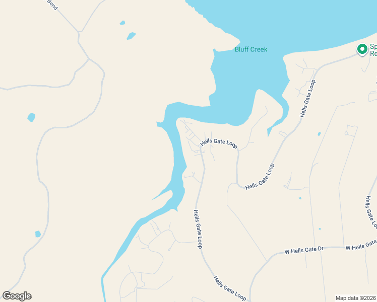 map of restaurants, bars, coffee shops, grocery stores, and more near 3037 Hells Gate Loop in Strawn