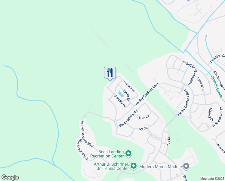 map of restaurants, bars, coffee shops, grocery stores, and more near 174 Dorothy Drive in Charleston