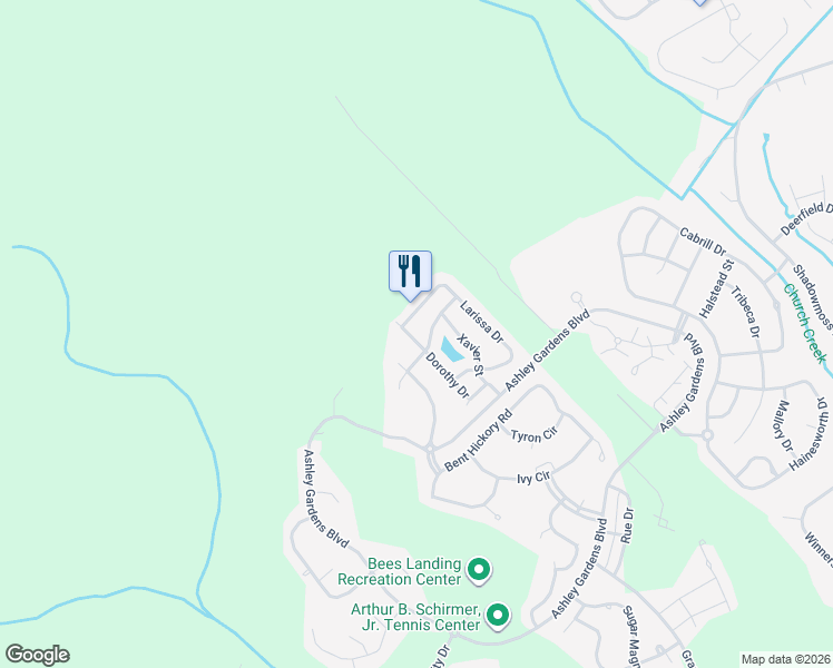 map of restaurants, bars, coffee shops, grocery stores, and more near 178 Dorothy Drive in Charleston