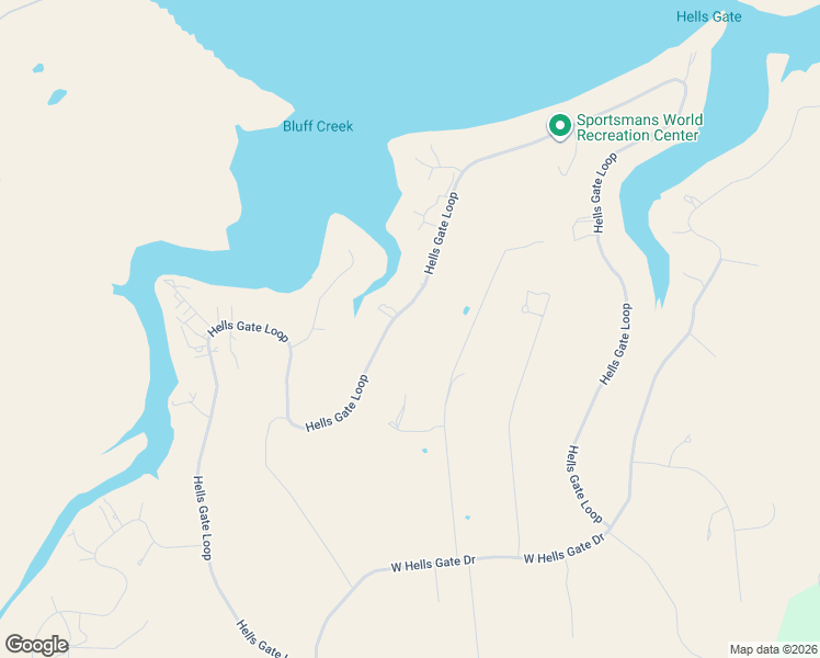 map of restaurants, bars, coffee shops, grocery stores, and more near 5036 Hells Gate Loop in Strawn