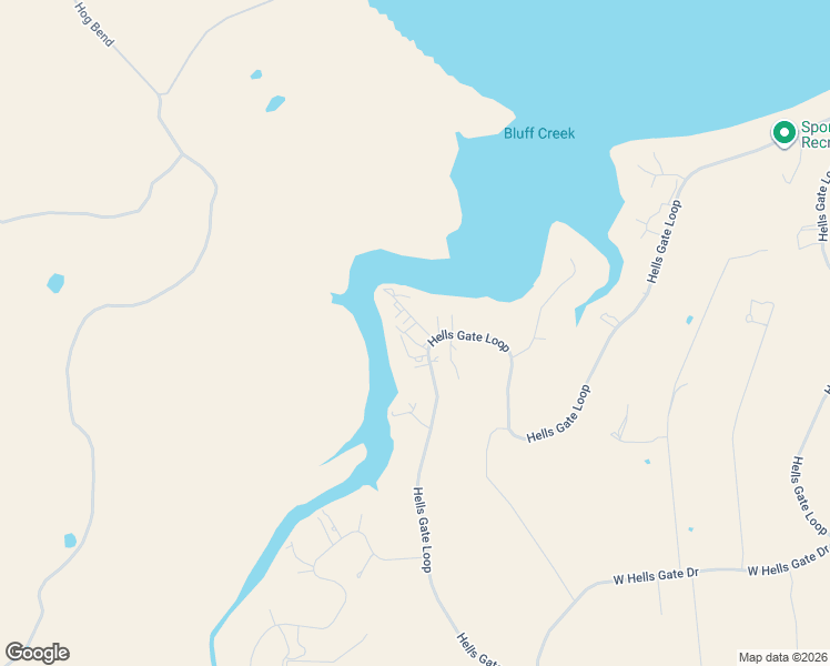 map of restaurants, bars, coffee shops, grocery stores, and more near 3060 Hells Gate Loop in Strawn