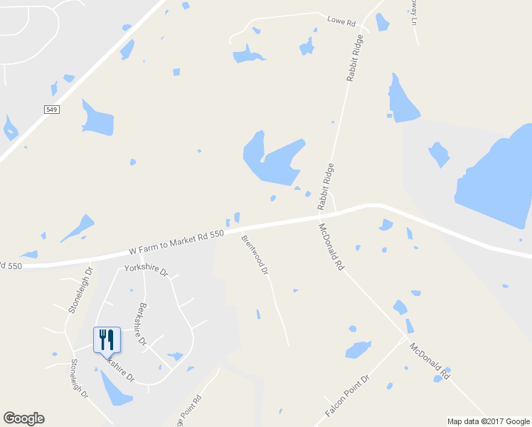 map of restaurants, bars, coffee shops, grocery stores, and more near 4752 West Farm to Market Road 550 in Rockwall
