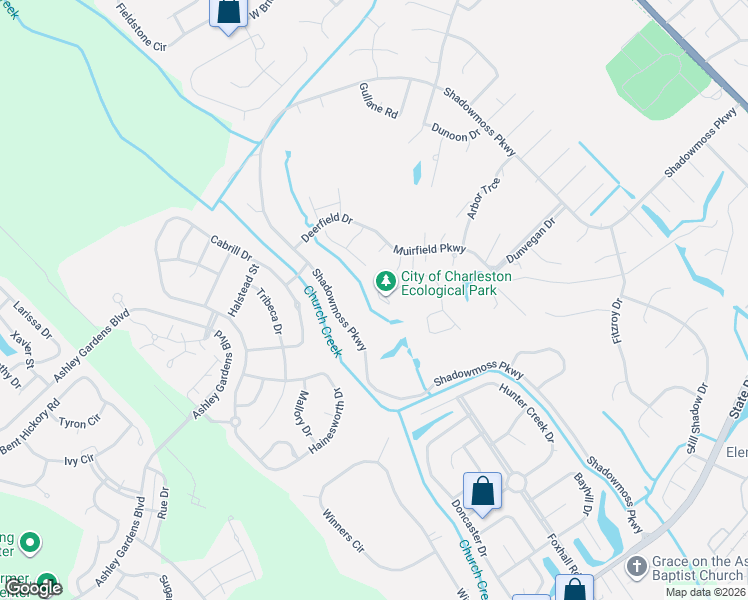 map of restaurants, bars, coffee shops, grocery stores, and more near 206 2 Loch Place in Charleston