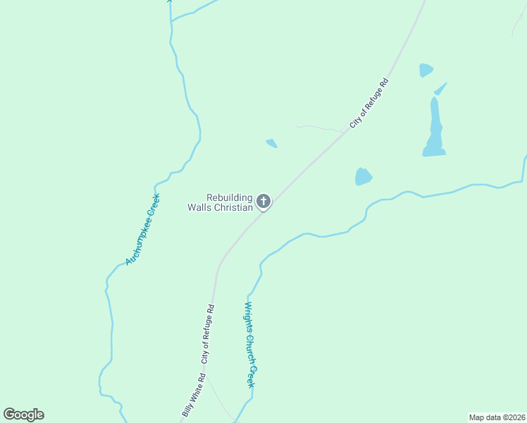 map of restaurants, bars, coffee shops, grocery stores, and more near City of Refuge Road in Culloden