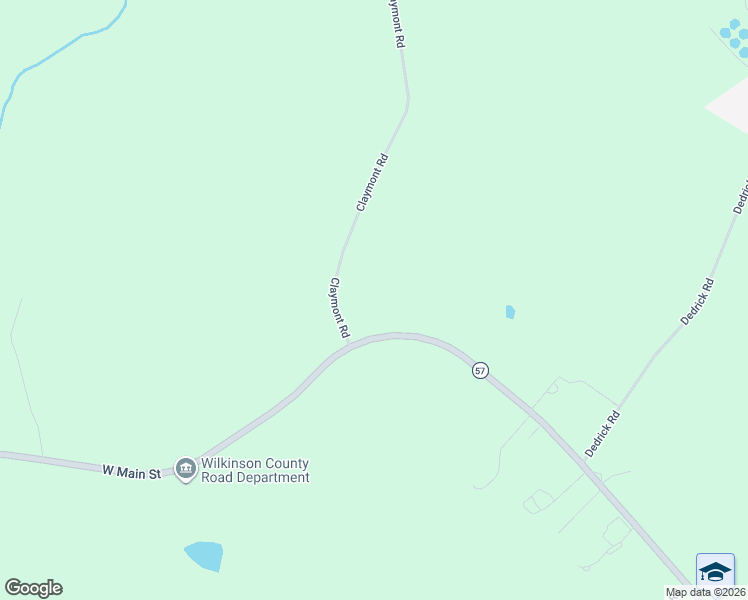 map of restaurants, bars, coffee shops, grocery stores, and more near 56 Claymont Road in McIntyre