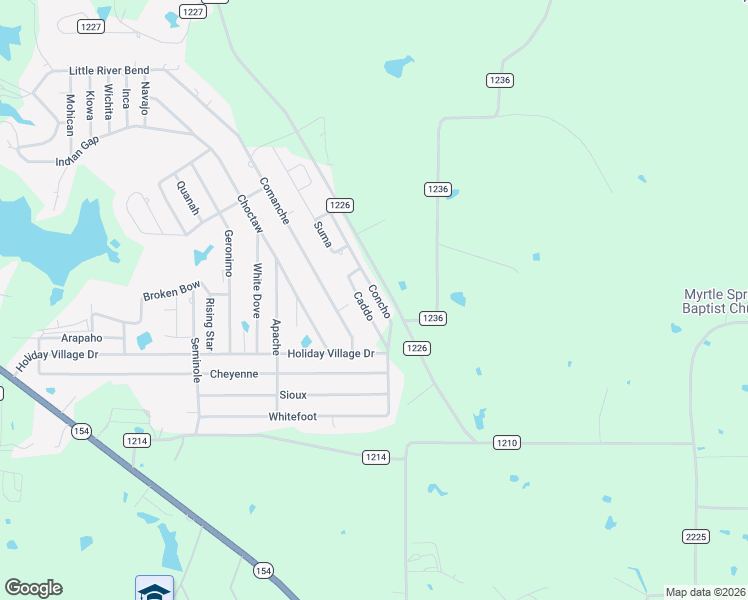 map of restaurants, bars, coffee shops, grocery stores, and more near 729 Concho in Quitman