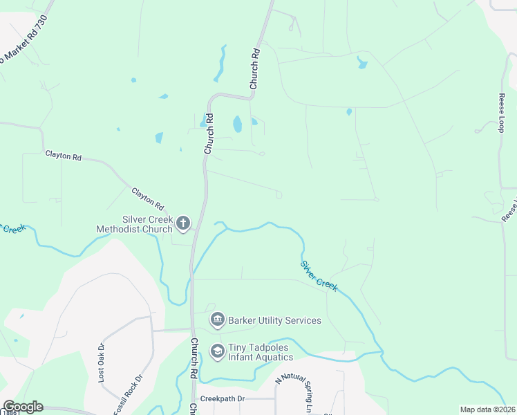 map of restaurants, bars, coffee shops, grocery stores, and more near 2059 Church Road in Azle