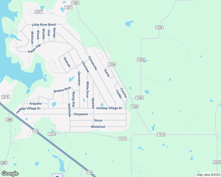 map of restaurants, bars, coffee shops, grocery stores, and more near 205 Comanche in Quitman