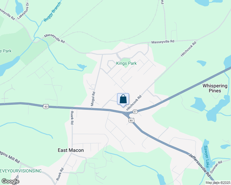 map of restaurants, bars, coffee shops, grocery stores, and more near 3746 Piedmont Drive in Macon