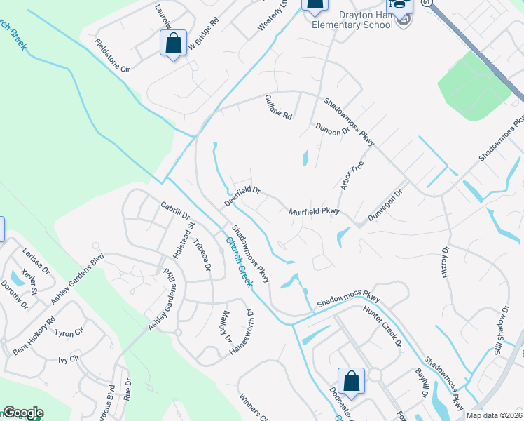 map of restaurants, bars, coffee shops, grocery stores, and more near 45 Jawol Drive in Charleston