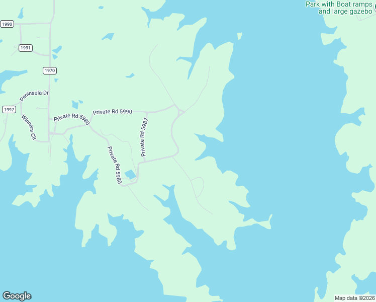 map of restaurants, bars, coffee shops, grocery stores, and more near 940 Private Road 5980 in Yantis