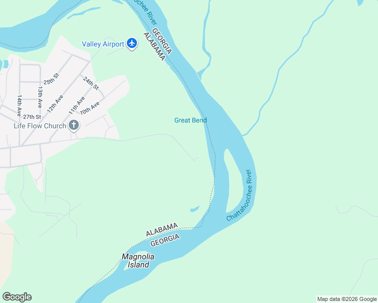 map of restaurants, bars, coffee shops, grocery stores, and more near 1081 30th Street East in Valley