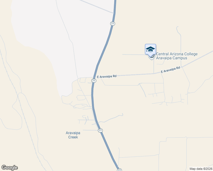 map of restaurants, bars, coffee shops, grocery stores, and more near 3204 Arizona 77 in Winkelman