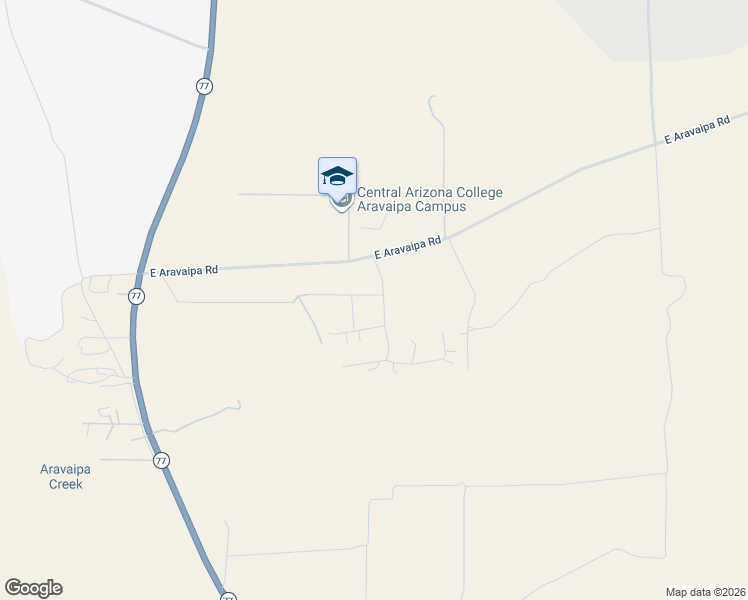 map of restaurants, bars, coffee shops, grocery stores, and more near 3152 South Mesa Road in Winkelman