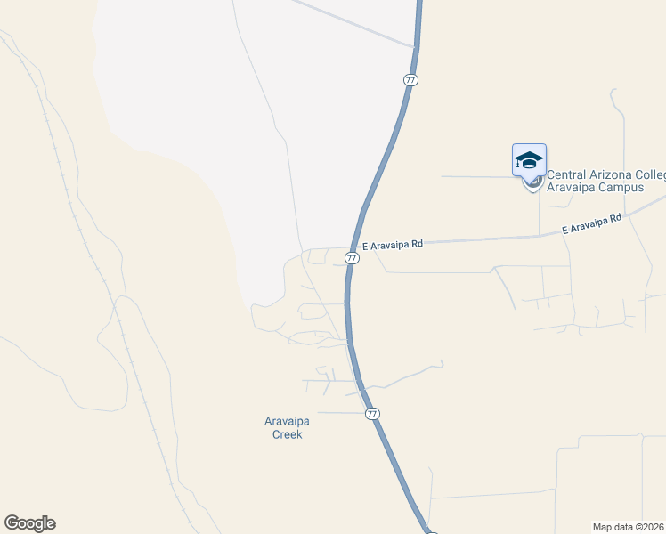 map of restaurants, bars, coffee shops, grocery stores, and more near 3204 Arizona 77 in Winkelman