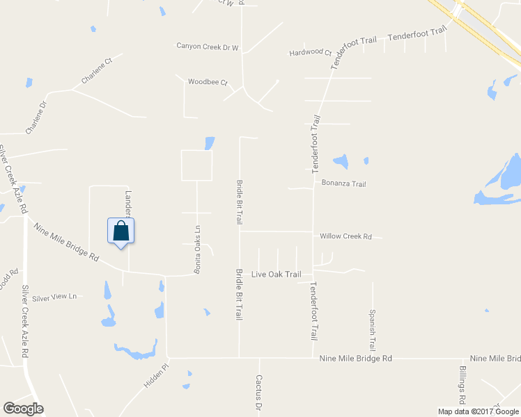 map of restaurants, bars, coffee shops, grocery stores, and more near 6798 Bridle Bit Trail in Fort Worth