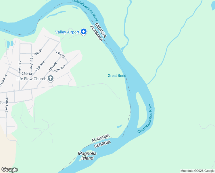 map of restaurants, bars, coffee shops, grocery stores, and more near 1081 30th Street East in Valley