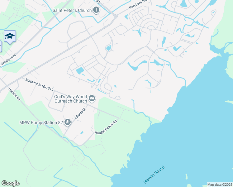 map of restaurants, bars, coffee shops, grocery stores, and more near 2080 Amenity Park Drive in Mount Pleasant