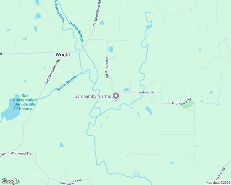 map of restaurants, bars, coffee shops, grocery stores, and more near 1101 Friendship Road in Weatherford