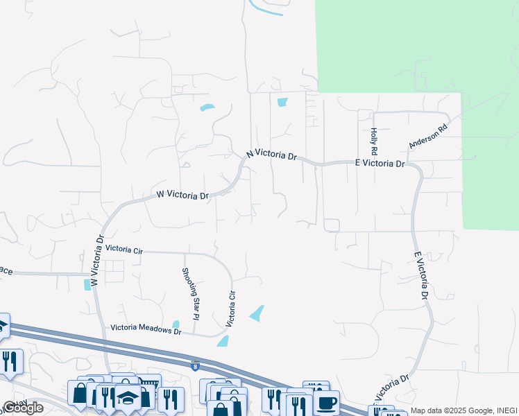 map of restaurants, bars, coffee shops, grocery stores, and more near 753 Homeward Way in Alpine