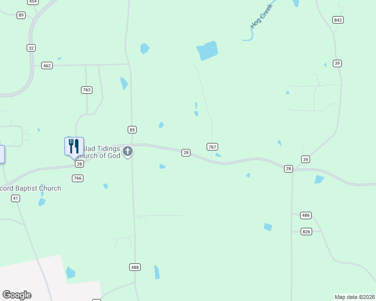 map of restaurants, bars, coffee shops, grocery stores, and more near 2415 County Road 28 in Clanton