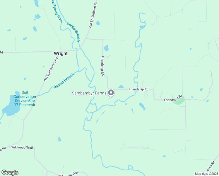 map of restaurants, bars, coffee shops, grocery stores, and more near 1101 Friendship Road in Weatherford
