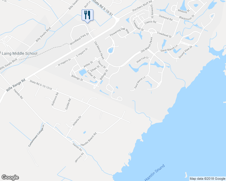 map of restaurants, bars, coffee shops, grocery stores, and more near 2080 Amenity Park Drive in Mount Pleasant