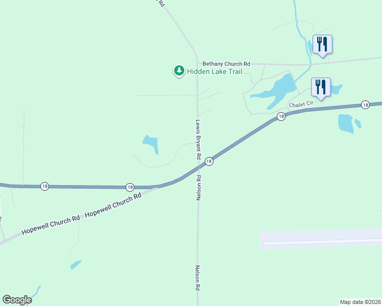 map of restaurants, bars, coffee shops, grocery stores, and more near 941 Nelson Road in Pine Mountain
