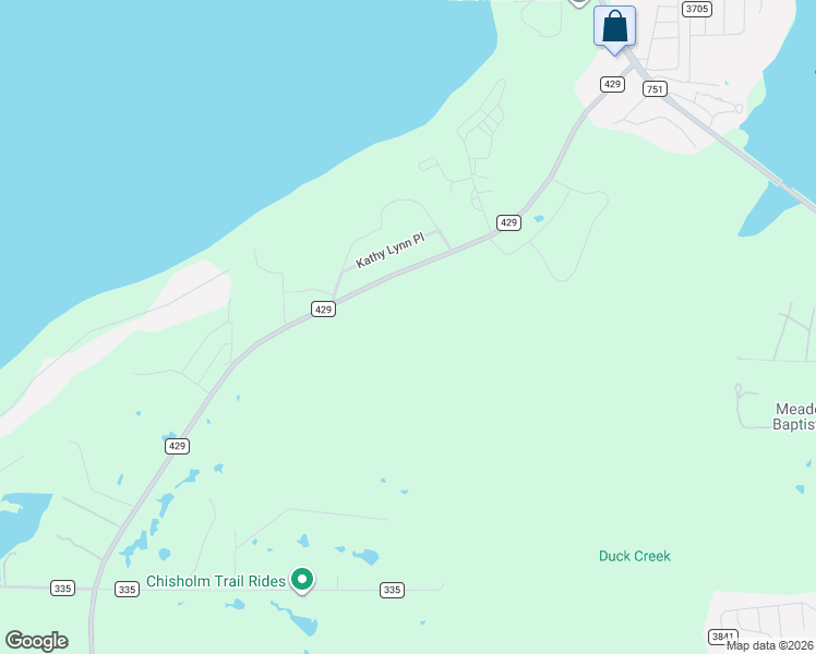 map of restaurants, bars, coffee shops, grocery stores, and more near 10803 Farm to Market 429 in Quinlan