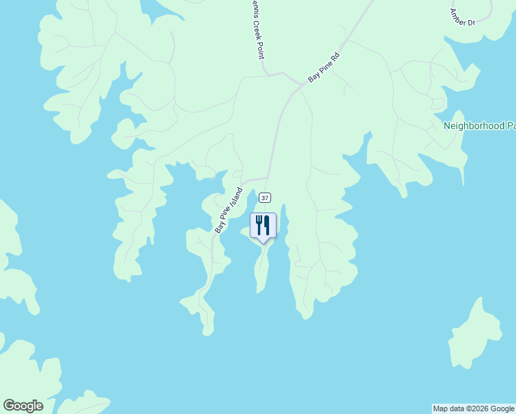 map of restaurants, bars, coffee shops, grocery stores, and more near 161 Bay Pine Island Point in Jacksons' Gap