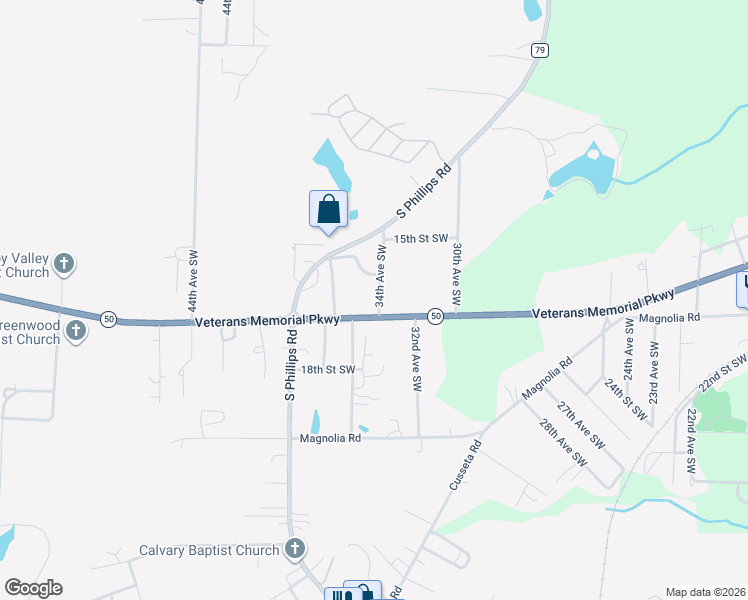 map of restaurants, bars, coffee shops, grocery stores, and more near 3234 Veterans Memorial Parkway in Lanett