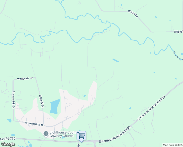 map of restaurants, bars, coffee shops, grocery stores, and more near 263 Cedar Creek Court in Azle