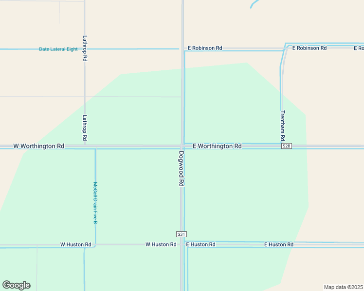 map of restaurants, bars, coffee shops, grocery stores, and more near 1 County Highway S28 in Imperial