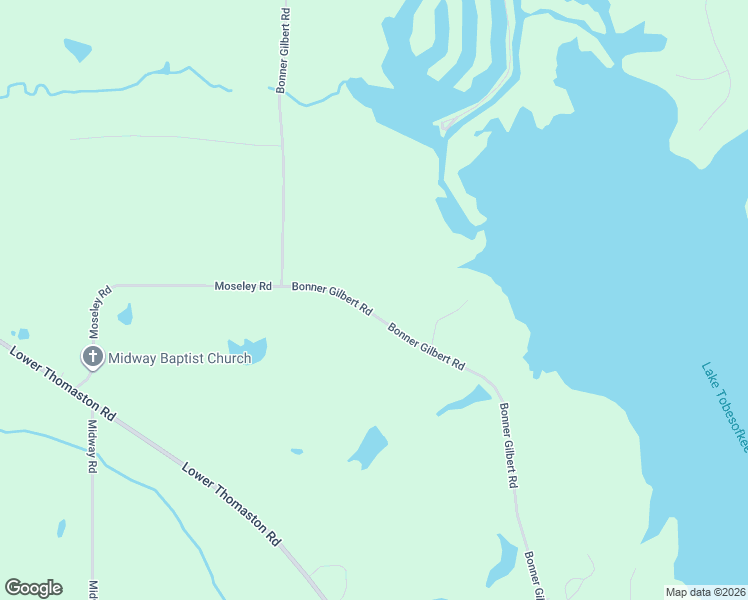 map of restaurants, bars, coffee shops, grocery stores, and more near 1533 Bonner Gilbert Road in Macon