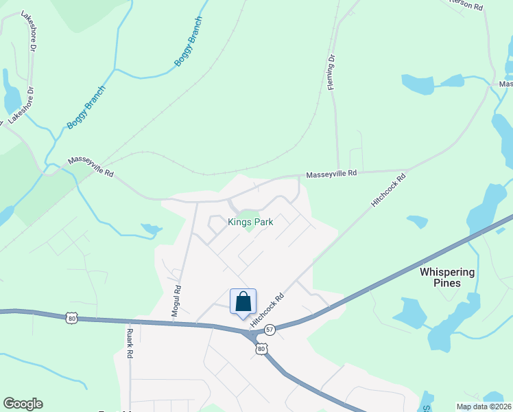 map of restaurants, bars, coffee shops, grocery stores, and more near 3522 Kings Court in Macon
