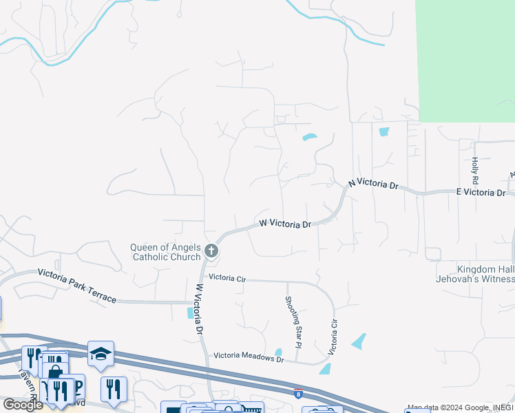 map of restaurants, bars, coffee shops, grocery stores, and more near 720 Sky Mountain Lane in Alpine