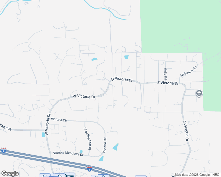 map of restaurants, bars, coffee shops, grocery stores, and more near 2855 North Victoria Drive in Alpine