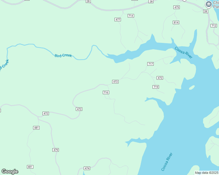 map of restaurants, bars, coffee shops, grocery stores, and more near 3396 County Road 472 in Clanton