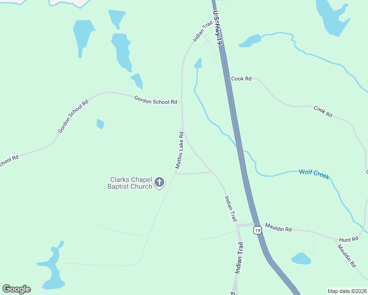 map of restaurants, bars, coffee shops, grocery stores, and more near 47 Mathis Lake Road in Thomaston