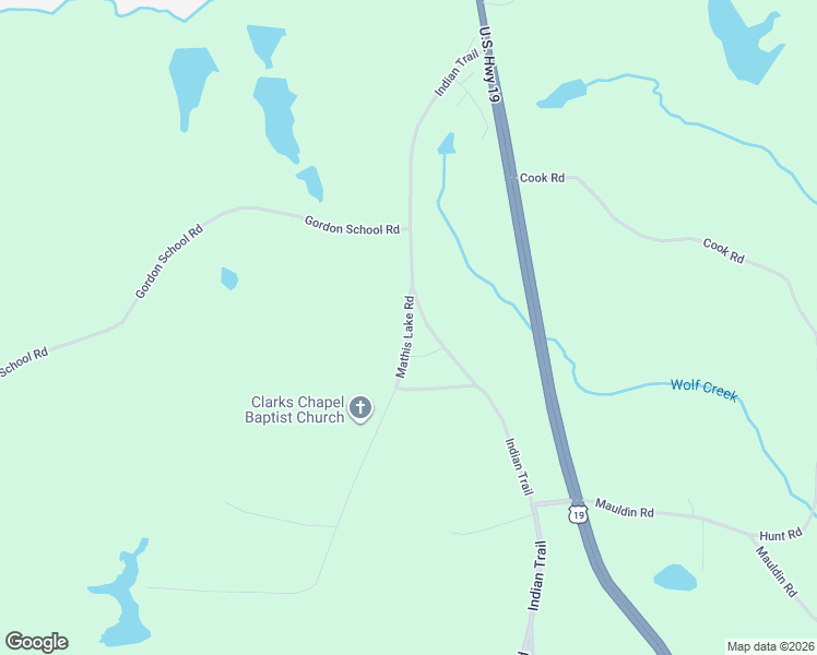 map of restaurants, bars, coffee shops, grocery stores, and more near 47 Mathis Lake Road in Thomaston