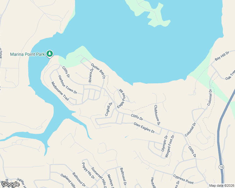 map of restaurants, bars, coffee shops, grocery stores, and more near 10 Coghill Drive in Graford