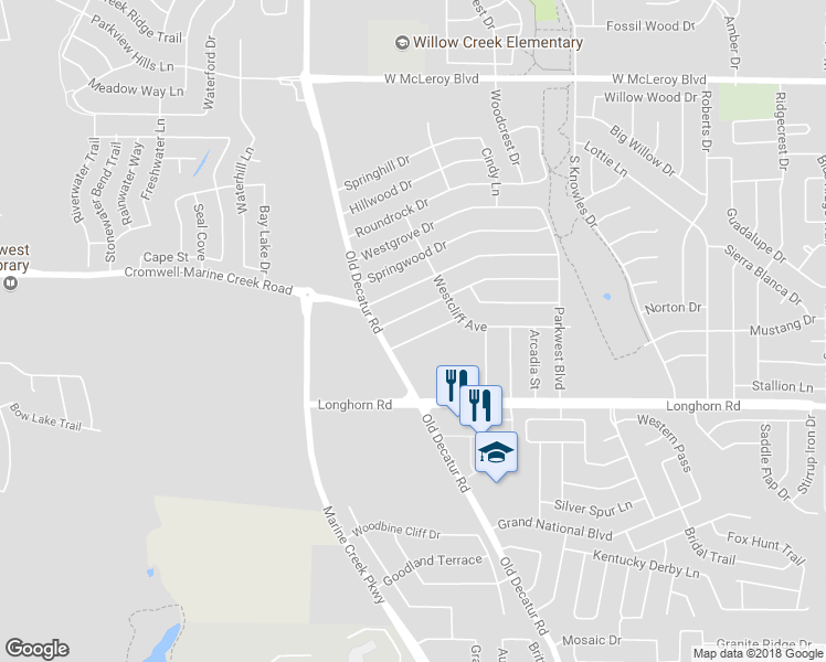 map of restaurants, bars, coffee shops, grocery stores, and more near 1132 Landsdale Lane in Saginaw