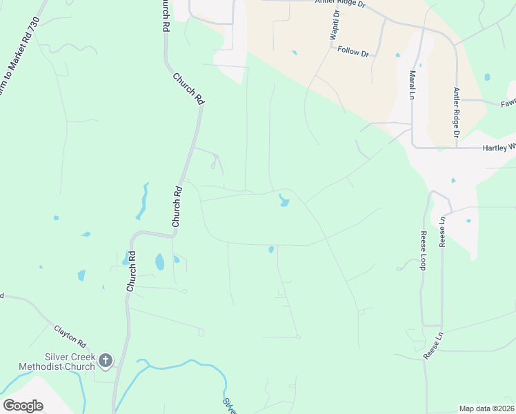 map of restaurants, bars, coffee shops, grocery stores, and more near 1291 Church Road in Azle