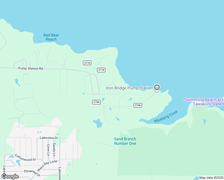 map of restaurants, bars, coffee shops, grocery stores, and more near 2895 Honey Bee Lane in Quinlan