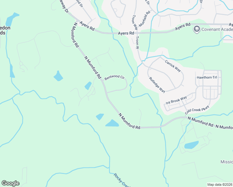 map of restaurants, bars, coffee shops, grocery stores, and more near 151 Bentwood Circle in Macon