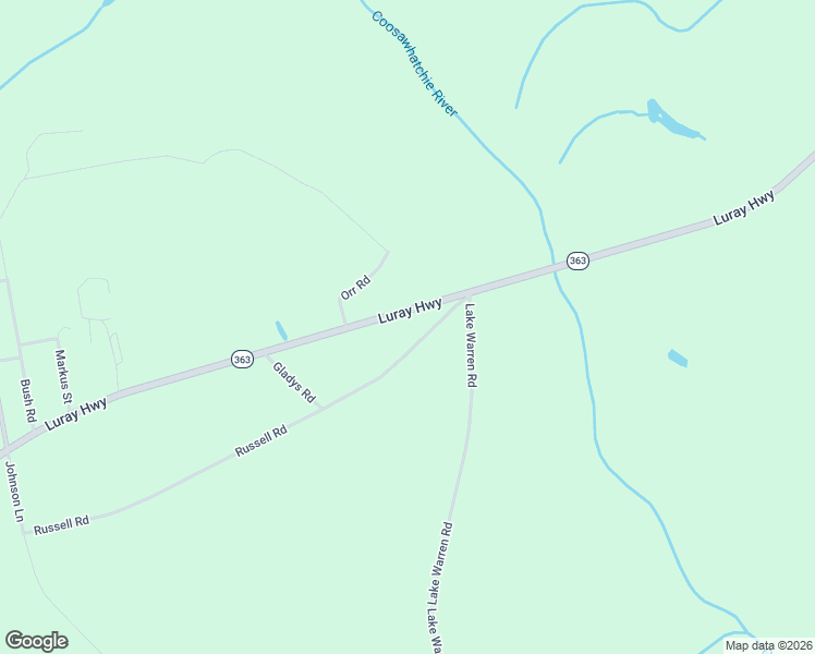 map of restaurants, bars, coffee shops, grocery stores, and more near 3905 Luray Highway in Brunson