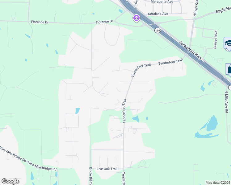 map of restaurants, bars, coffee shops, grocery stores, and more near 11608 White Leaf Court West in Fort Worth